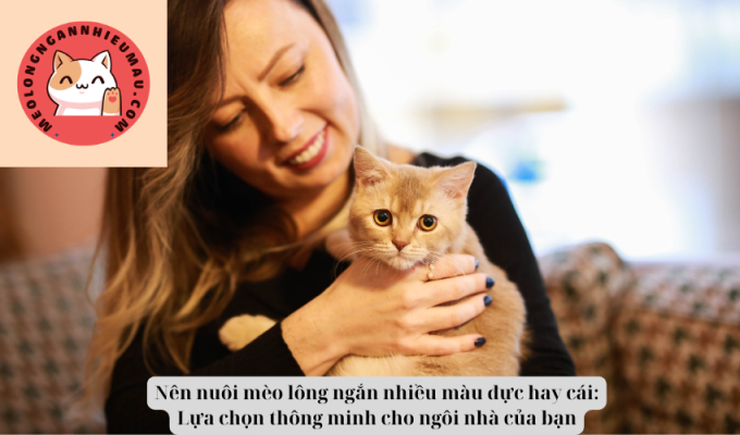 Nên nuôi mèo lông ngắn nhiều màu đực hay cái: Lựa chọn thông minh cho ngôi nhà của bạn