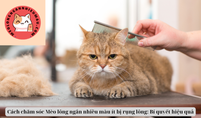 Cách chăm sóc Mèo lông ngắn nhiều màu ít bị rụng lông: Bí quyết hiệu quả